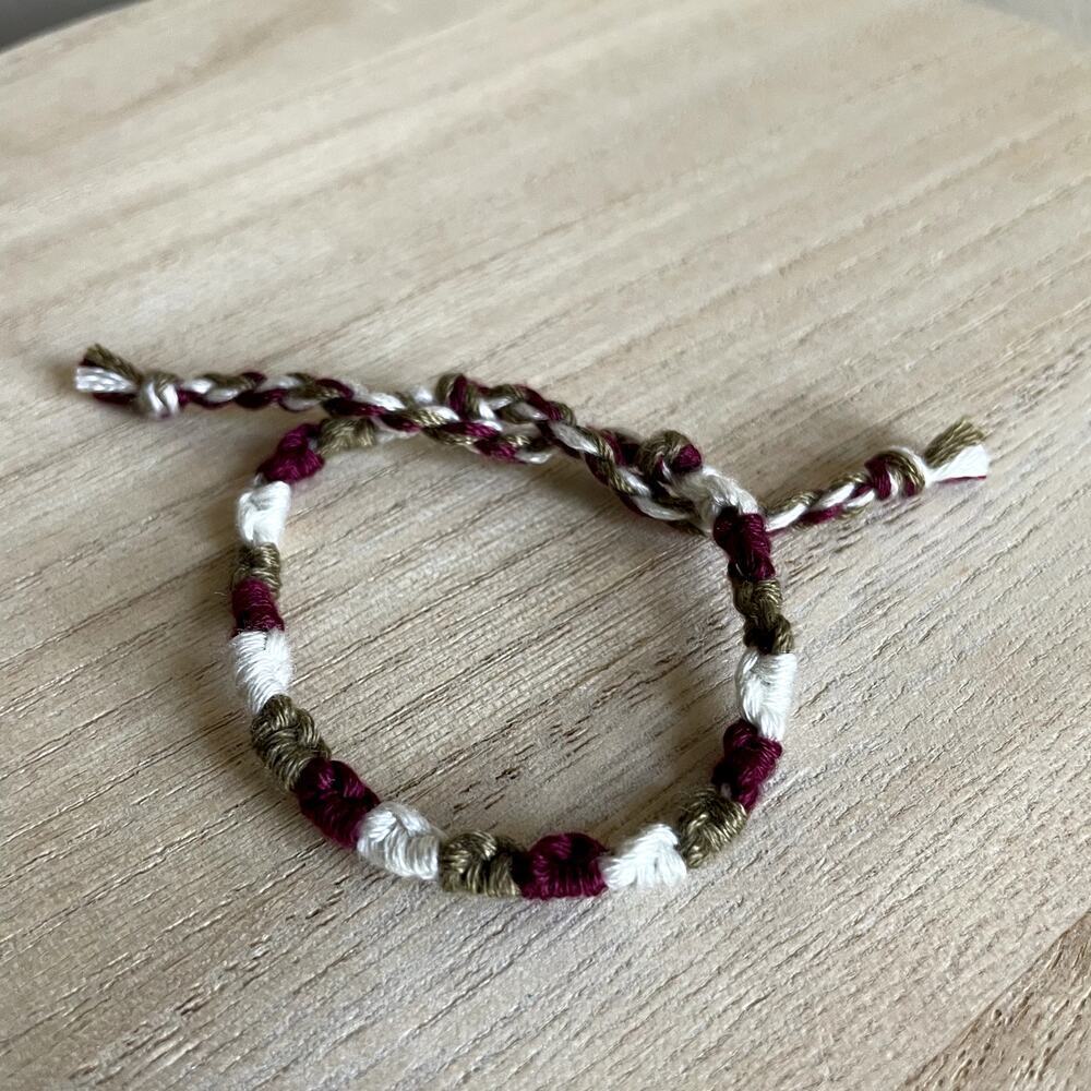 Arshiya Bracelet anklet trendy comfortable tie embroidery thread woven gift